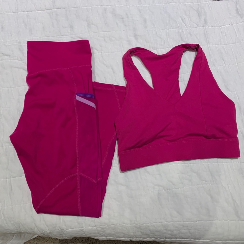 Fabletics Bra and Legging Workout Set